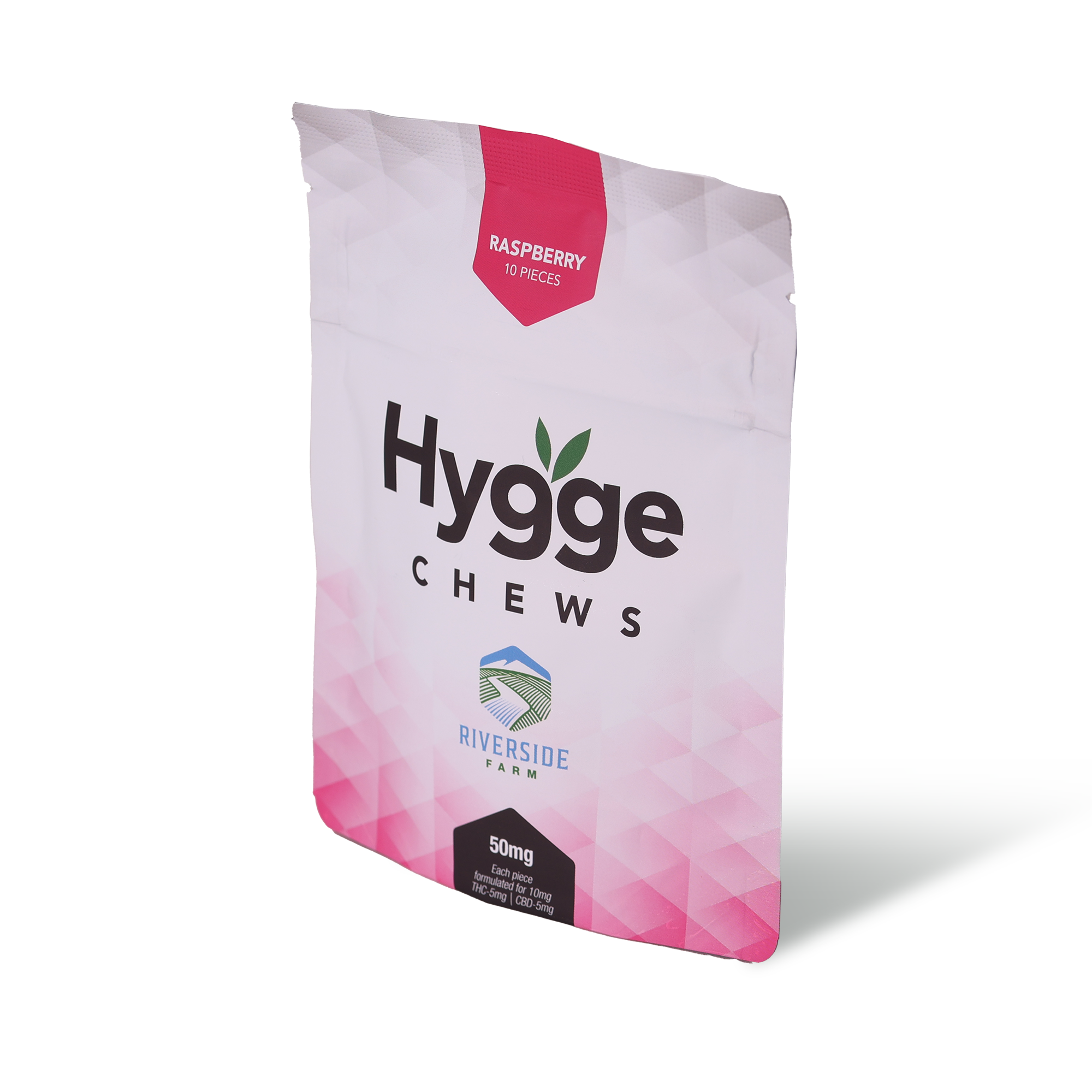 Riverside Farm 11 THCCBD Raspberry Hygge Chews 10pack WholesomeCo